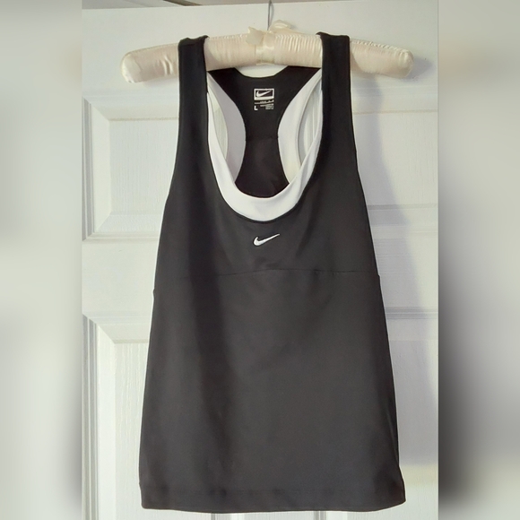 WOMENS NIKE SPORTS BRA RACERBACK ACTIVE WEAR L - Picture 1 of 5